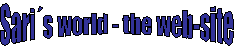 Saris world - the web-site